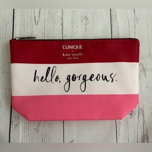 Kate spade ♠️ Clinique cosmetic bag NEW